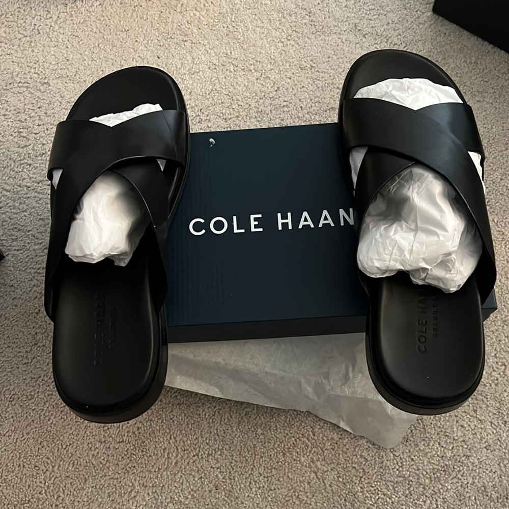 Cole Haan criss cross slipper